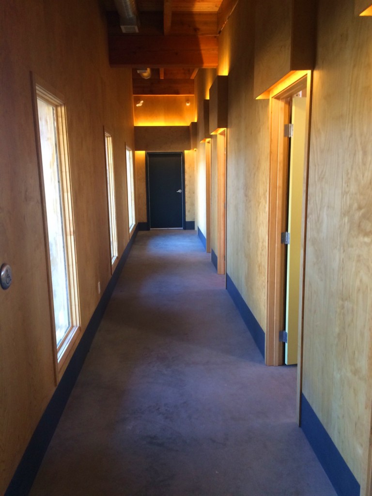 Fernie RV Resort washroon hallway