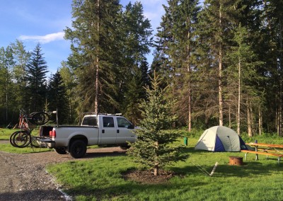 Fernie tent camping