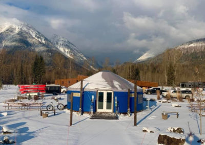 Mountain High Adventure Center yurt