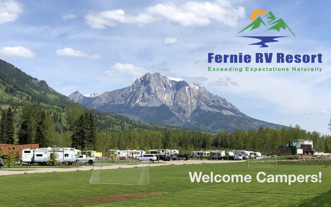 The Fernie RV Resort Welcomes Campers